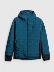 4F Kurtka trekkingowa z wypełnieniem Primaloft Silver męska - granatowa M. Niebieskie kurtki 4F, l, bez wzorów, bez kaptura. Za 399.99 zł.