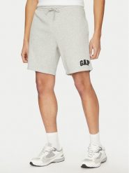 Gap Szorty sportowe 866651-02 Szary Regular Fit. Szare krótkie spodenki sportowe GAP, m, bez wzorów, z bawełny. Za 149.99 zł.