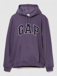 GAP Bluza w kolorze fioletowym rozmiar: M. Różowe bluzy z kapturem GAP, m, bez wzorów, z bawełny, z kapturem. Za 135.17 zł.