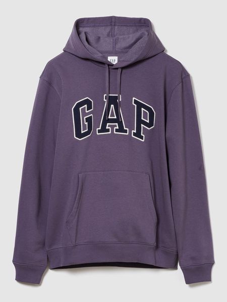 GAP Bluza w kolorze fioletowym rozmiar: XS. Różowe bluzy GAP, xs, bez wzorów, z bawełny, z kapturem. Za 70.57 zł.