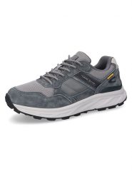 Camel Active Skórzane sneakersy "George" w kolorze szarym rozmiar: 46. Szare buty sportowe casual Camel Active, bez wzorów, z materiału, bez zapięcia. Za 213.79 zł.