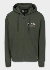 Bluza męska Pitbull rozpinana z kapturem TROUBLEMAKER. Zielone bluzy z kapturem PITBULL, m, bez wzorów, z bawełny, z kapturem. Za 199.99 zł.