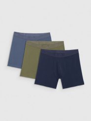 4F Bielizna bokserki (3-pack) męskie - multikolor S. Bokserki 4F, m, bez wzorów, z bawełny. Za 99.99 zł.