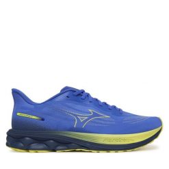 Buty do biegania Mizuno. Niebieskie buty do biegania Mizuno, bez wzorów, bez zapięcia, do biegania, mizuno wave. Za 599.99 zł.