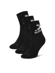 Shaq Skarpety SHQ-MB-002-AW24 Czarny. Czarne skarpety Shaq, bez wzorów, z bawełny. Za 39.99 zł.