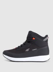 4F Buty zimowe śniegowce DCX z ociepliną Primaloft męskie - czarne 45. Czarne śniegowce 4F, z nylonu, przed kolano, bez zapięcia. Za 299.99 zł.