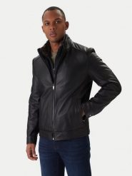 Milestone Kurtka skórzana Ms Franklin 531012 21265 Czarny Regular Fit. Czarne kurtki Milestone, m, bez wzorów, ze skóry, bez kaptura. Za 2,099.00 zł.