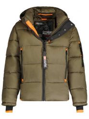 Canadian Peak Kurtka zimowa "Calixeak" w kolorze khaki rozmiar: 3XL. Brązowe kurtki Canadian Peak, na zimę, xl, bez wzorów, bez kaptura. Za 230.00 zł.