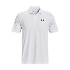 Polo Under Armour Performance 3.0. Białe koszulki polo sportowe Under Armour, m, bez wzorów, bez kołnierzyka, bez ramiączek, na golfa. Za 276.50 zł.