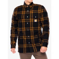 Koszula turystyczna męska Carhartt Roane Hooded Shirt Jac. Czerwone koszule Carhartt, m, bez wzorów, bez kołnierzyka, bez ramiączek. Za 513.99 zł.
