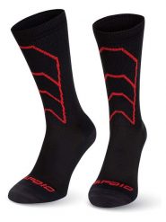 Spaio Skarpety funkcyjne "Rapid" w kolorze czarno-czerwonym rozmiar: 44-46. Czarne skarpety Spaio, bez wzorów, z materiału. Za 34.99 zł.