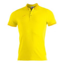 Koszulka polo do tenisa męska Joma Bali II. Żółte koszulki polo Joma, m, bez wzorów, z bawełny, bez kołnierzyka, bez ramiączek. W wyprzedaży za 133.30 zł.