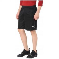 Spodnie treningowe męskie Puma Liga Training Shorts Core. Czarne szorty Puma, m, bez wzorów, z materiału, sportowe. Za 129.99 zł.