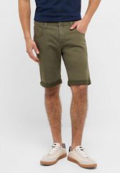 Męskie Szorty Mustang Style Chicago Shorts Z Ivy Green 1017457 6421. Zielone szorty Mustang, m, bez wzorów, z materiału. Za 139.99 zł.