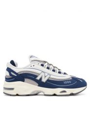 New Balance Sneakersy M1000MEN Niebieski. Niebieskie buty sportowe casual New Balance, bez wzorów, ze skóry, bez zapięcia. Za 669.99 zł.
