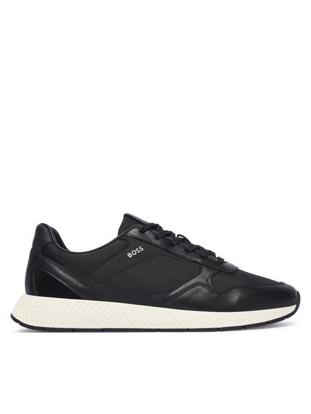 BOSS Sneakersy Titanium 50568757 Czarny. Czarne buty sportowe casual Boss, bez wzorów, ze skóry, bez zapięcia. Za 849.99 zł.
