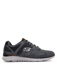 Skechers Sneakersy Flash Point 58350 Szary. Szare buty sportowe casual Skechers, bez wzorów, z materiału, bez zapięcia. Za 269.99 zł.