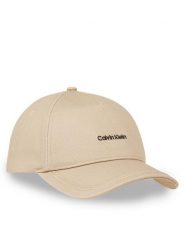 Calvin Klein Czapka z daszkiem Metal Lettering Bb Cap K50K511999 Beżowy. Brązowe czapki z daszkiem CALVIN KLEIN, bez wzorów, z materiału. Za 109.99 zł.