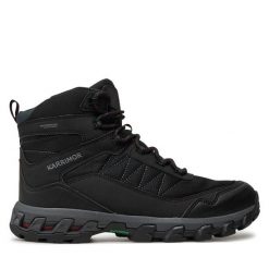 Trekkingi Karrimor. Czarne botki sznurowane Karrimor, bez wzorów, bez obcasa, bez zapięcia. Za 329.99 zł.