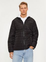 Sprandi Kurtka puchowa SP3-KUM050 Czarny Regular Fit. Czarne kurtki Sprandi, m, bez wzorów, z puchu, bez kaptura. Za 199.99 zł.