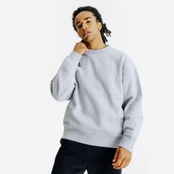 Bluza okrągły dekolt męska Elementals. Szare bluzy Decathlon, m, bez wzorów, z bawełny, bez kaptura. Za 179.99 zł.