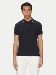 Geox Polo M5510R T3236 F1624 Granatowy Regular Fit. Niebieskie koszulki polo Geox, m, bez wzorów, z bawełny, bez kołnierzyka, bez ramiączek. Za 179.99 zł.