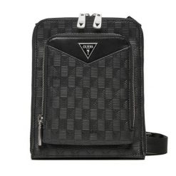 Saszetka Guess. Czarne saszetki i nerki Guess, z aplikacjami. Za 249.99 zł.