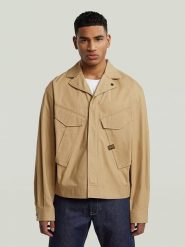 G-Star Kurtka koszulowa w kolorze beżowym rozmiar: M. Brązowe kurtki G-Star, m, bez wzorów, z bawełny, bez kaptura. Za 300.21 zł.