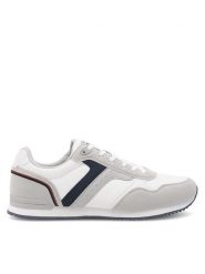 Lanetti Sneakersy MP07-01409-11 Szary. Szare buty sportowe casual Lanetti, bez wzorów, ze skóry, bez zapięcia. Za 95.99 zł.