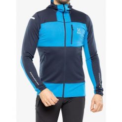 Bluza z kapturem męska Haglofs L.I.M Mid Fast Hood. Niebieskie bluzy Haglöfs, l, bez wzorów, z kapturem. Za 538.99 zł.