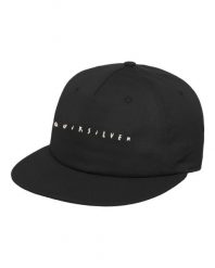 Czapka Snapback dla Mężczyzn QS FRASSNASSA Czarny. Czarne czapki z daszkiem Quiksilver, bez wzorów, z bawełny. Za 97.99 zł.
