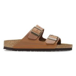 Klapki męskie Birkenstock Arizona LEOI Cognac. Brązowe klapki Birkenstock. Za 539.00 zł.