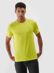 4F Koszulka sportowa w kolorze jasnozielonym rozmiar: M. Zielone t-shirty sportowe 4F, bez wzorów, z materiału, bez ramiączek, outdoorowe. Za 78.84 zł.