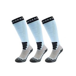 Skarpety narciarskie - Merino Wool Pro - 3 pary - Niebieskie. Niebieskie skarpety POEDERBAAS, bez wzorów. W wyprzedaży za 307.92 zł.