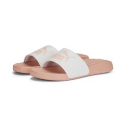 Klapki Puma Model Popcat 20 Kolor Rose. Białe klapki Puma, z materiału. Za 140.00 zł.