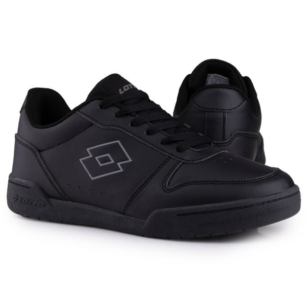 Buty męskie sportowe trampki Lotto TITANIS. Czarne trampki Lotto, l, bez wzorów, bez zapięcia. Za 138.00 zł.