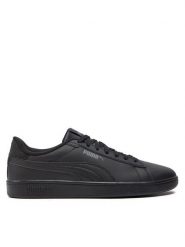 Puma Sneakersy Smash 3.0 390987-09 Czarny. Czarne buty sportowe casual Puma, bez wzorów, ze skóry, bez zapięcia. Za 149.99 zł.