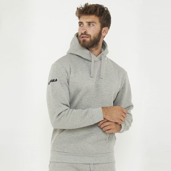 Oversize bluza sportowa z kapturem SPALATO. Szare bluzy z kapturem Legea, l, bez wzorów, ze skóry, z kapturem. Za 120.00 zł.