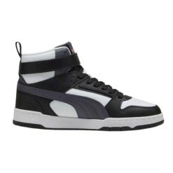 Męskie Zamszowe Buty Treningowe RBD Game. Białe buty turystyczne Puma, bez wzorów, z gumy, bez zapięcia, trekkingowe. Za 283.39 zł.