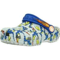 Sandały CROCS ZUHECO CLASSIC DRAGON Biały. Białe sandały Crocs, z materiału, bez zapięcia. Za 188.99 zł.