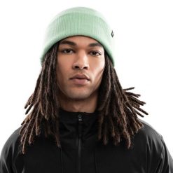 Czapka zimowa beanie unisex Snowflake Dead Moss. Zielone czapki zimowe SIROKO, bez wzorów, z tkaniny. W wyprzedaży za 85.00 zł.