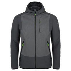 Męska kurtka outdoorowa Loap Urelon w kolorze szarym. Szare kurtki narciarskie i snowboardowe LOOP, m, bez wzorów, narciarskie. Za 277.99 zł.