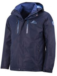 Westfjord Kurtka funkcyjna 3w1 "Hverfjall" w kolorze granatowym rozmiar: 3XL. Niebieskie kurtki outdoor i hardshell Westfjord, m, bez wzorów, bez kaptura. Za 296.35 zł.