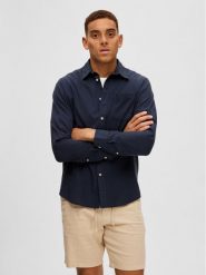 Selected Homme Koszula Pastel 16087722 Granatowy Regular Fit. Niebieskie koszule Selected Homme, m, bez wzorów, z lyocellu, bez kołnierzyka, bez ramiączek. Za 79.99 zł.
