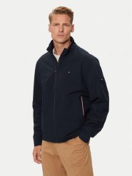 Tommy Hilfiger Kurtka przejściowa MW0MW34470 Granatowy Regular Fit. Niebieskie kurtki Tommy Hilfiger, m, bez wzorów, z syntetyku, bez kaptura. Za 559.99 zł.