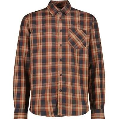 Cmp Koszula Męska 100% poliester - Man Shirt. Brązowe koszule CMP, m, bez wzorów, z poliesteru, bez kołnierzyka, bez ramiączek. Za 212.90 zł.