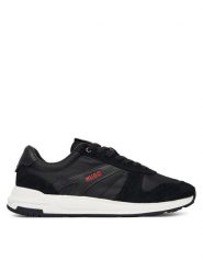 HUGO Sneakersy GO3 50573605 Czarny. Czarne buty sportowe casual Hugo, bez wzorów, ze skóry, bez zapięcia. Za 699.99 zł.
