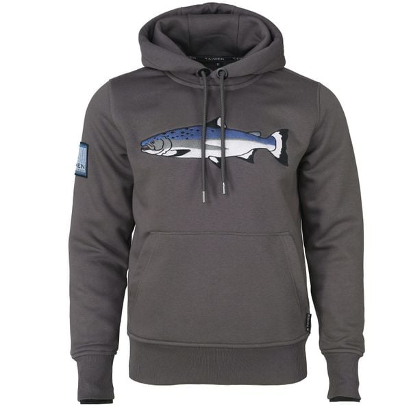 Bluza Taimen Menza Embroidery – Szara. Szare bluzy TAIMEN, xl, bez wzorów, bez kaptura. Za 359.00 zł.