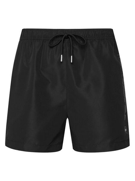 KARL LAGERFELD Szorty kąpielowe B1M46001 Czarny Regular Fit. Czarne kąpielówki KARL LAGERFELD, m, bez wzorów, z syntetyku. Za 256.99 zł.