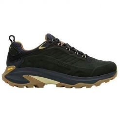 Buty trekkingowe męskie Merrell Moab Speed 2 Ltr Wp. Szare buty trekkingowe Merrell, bez wzorów, z gumy, bez zapięcia. Za 763.00 zł.